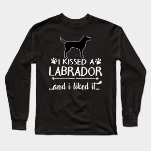 I Kissed A Labrador Long Sleeve T-Shirt